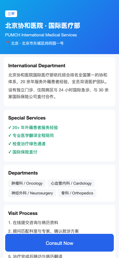 医院详情